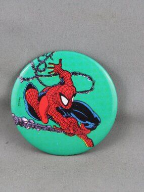 Vintage Marvel Comics Pin - Spider-Man - Celluloid Pin